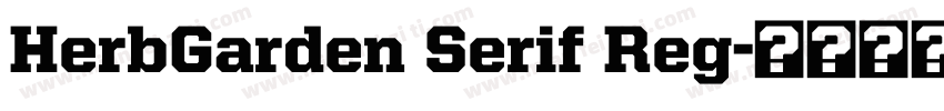 HerbGarden Serif Reg字体转换